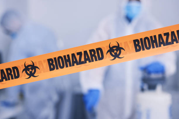 Professional Blood Cleanup technician working in Athens, OH